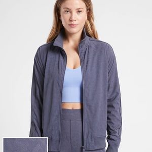Athleta Brooklyn Bomber Jaquard Jacket (Size XS)